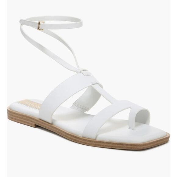 New-Franco Sarto Womens Sybil Faux Leather Strappy Thong Sandals Size 8.5M - Picture 4 of 4